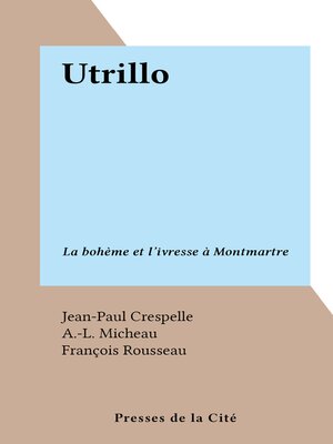 cover image of Utrillo